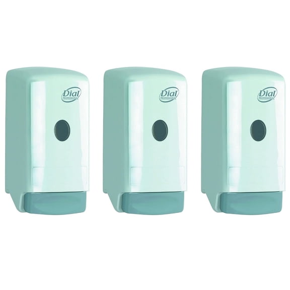 Durable Wall Mounted Soap Dispenser For Flex 800 Liquid Soap - Push & Pump Dispensing - Versatile Soap Dispensers for Long Term, Low Maintenance & Sanitary, Pack of 3