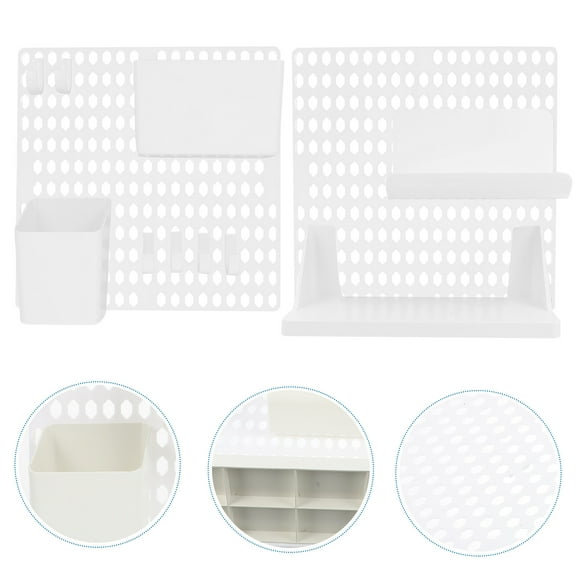 Wall Pegboard Organizer 1 Kit Plastic Pegboard