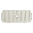 thumbnail image 1 of Durable Water Catcher Bathroom Faucet Mat Draining Pad Countertop Protector Sink Splash Guard BEIGE SMALL, 1 of 8