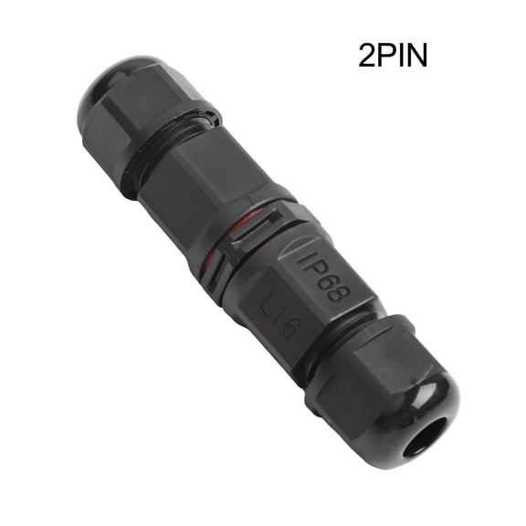 Durable Waterproof Connector Adapter 15A 2/3/4 Pin 250V Connectors Dust-Proof. Rubber Ring Junction Box Landscape