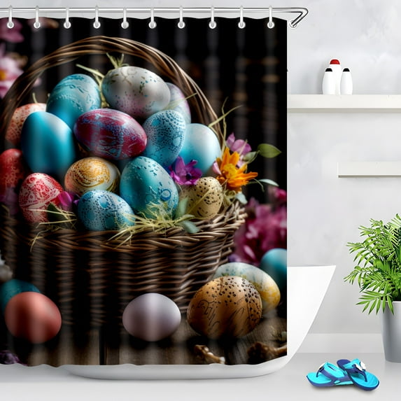 Durable Waterproof Polyester Shower Curtain Odorless Perfect for Your Bathroom Decor 60x72inch