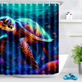 thumbnail image 1 of Durable Waterproof Polyester Shower Curtain Odorless Perfect for Your Bathroom Decor 60x72inch, 1 of 1