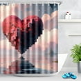 thumbnail image 1 of Durable Waterproof Polyester Shower Curtain Odorless Perfect for Your Bathroom Decor 60x72inch, 1 of 1