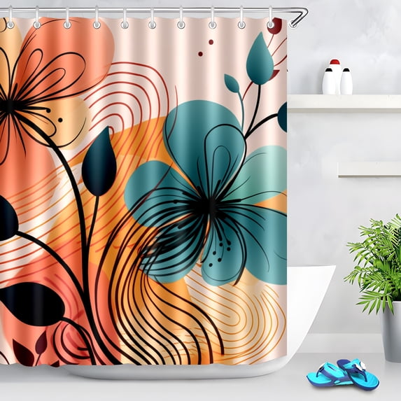 Durable Waterproof Polyester Shower Curtain Odorless Perfect for Your Bathroom Decor 60x72inch