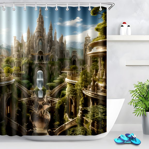 Durable Waterproof Polyester Shower Curtain Odorless Perfect for Your Bathroom Decor 60x72inch