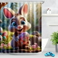 thumbnail image 1 of Durable Waterproof Polyester Shower Curtain Odorless Perfect for Your Bathroom Decor 72x72inch, 1 of 1