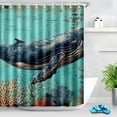 thumbnail image 1 of Durable Waterproof Polyester Shower Curtain Odorless Perfect for Your Bathroom Decor 72x72inch, 1 of 1