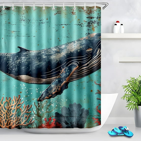 Durable Waterproof Polyester Shower Curtain Odorless Perfect for Your Bathroom Decor 72x72inch
