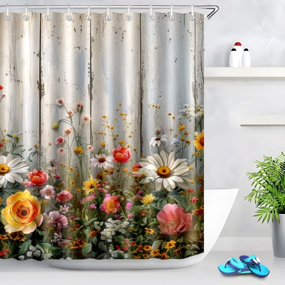 Durable Waterproof Polyester Shower Curtain Odorless Perfect for Your Bathroom Decor 72x72inch