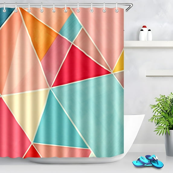 Durable Waterproof Polyester Shower Curtain Odorless Perfect for Your Bathroom Decor 72x72inch