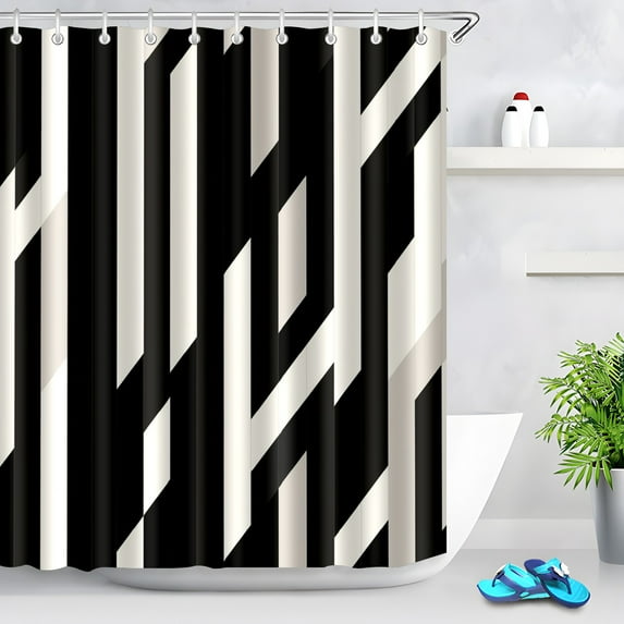 Durable Waterproof Polyester Shower Curtain Odorless Perfect for Your Bathroom Decor 72x72inch
