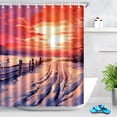 thumbnail image 1 of Durable Waterproof Polyester Shower Curtain Odorless Perfect for Your Bathroom Decor 72x72inch, 1 of 1