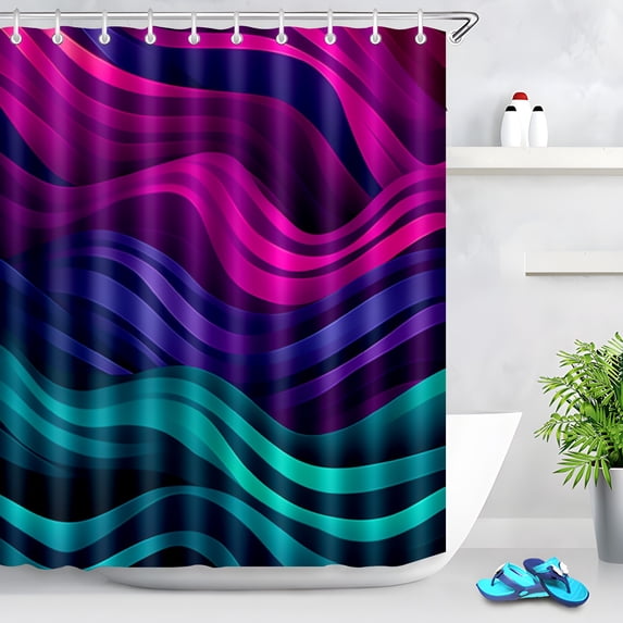 Durable Waterproof Polyester Shower Curtain Odorless Perfect for Your Bathroom Decor 72x72inch