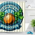 thumbnail image 1 of Durable Waterproof Polyester Shower Curtain Odorless Perfect for Your Bathroom Decor 72x72inch, 1 of 1