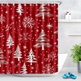 thumbnail image 1 of Durable Waterproof Polyester Shower Curtain Odorless Perfect for Your Bathroom Decor 72x72inch, 1 of 1