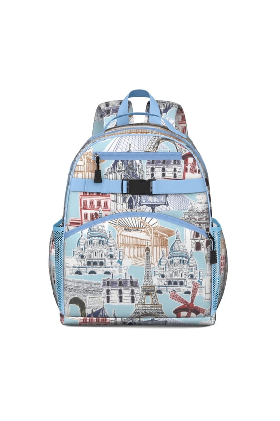 Durable Waterproof Travel Backpack - Breathable & Spine-Protecting Daypack for Adventure and School - Adjustable Straps for Heavy Loads