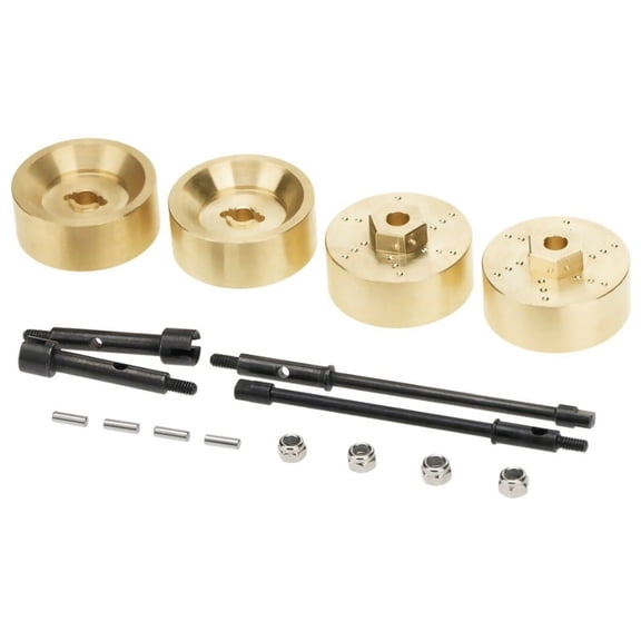 Durable Wheel Weights for Axial SCX24 Models Simulation Look, Lowers Center Gravity for Improved Handling GUYUTING Spare Part