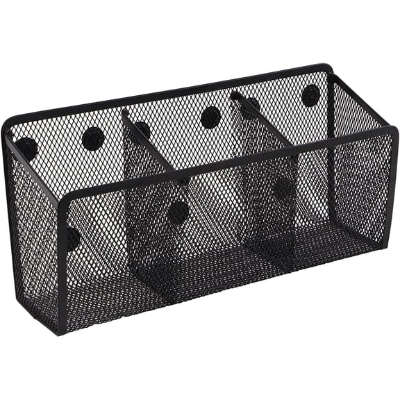 Durable Wire Mesh Magnetic Basket, Heavy Duty Magnets Provide Reliable Holding Power For Refrigerator Storage And School Locker Organizer