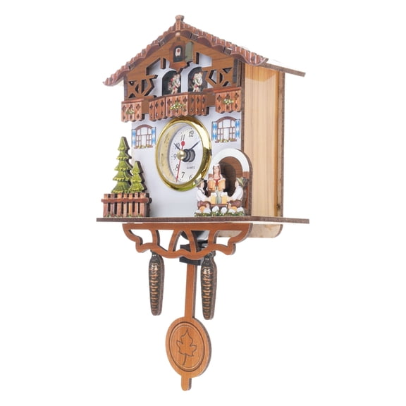 Durable Wood Cuckoo Clock Enhances Traditional Styles for Home Livingrooms