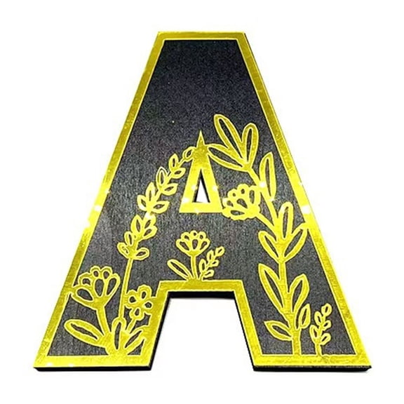 Durable Wooden Alphabet Wall Letters for DIY Crafts Wedding Home Decor Customizable Large Display Signs for Names and Monograms A Color