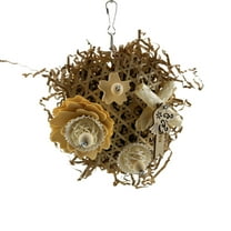 Durable Wooden Parrot Chew Toys Natural Bird Enrichment Activity For Conure Budgies Lovebird Indoor Outdoor Pet Play Accessories