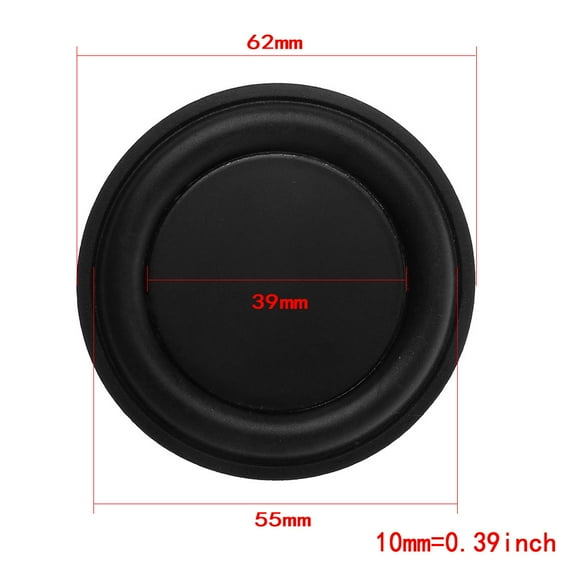 Durable Woofer Speaker Passive Radiator Booster Bass Vibrating Speaker Diaphragm Bass Radiator DIY Speaker Accessories
