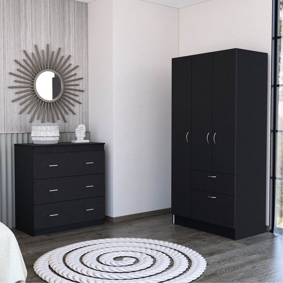 Durable and Attractive - Cartagena Armoire + Capri Dresser Set