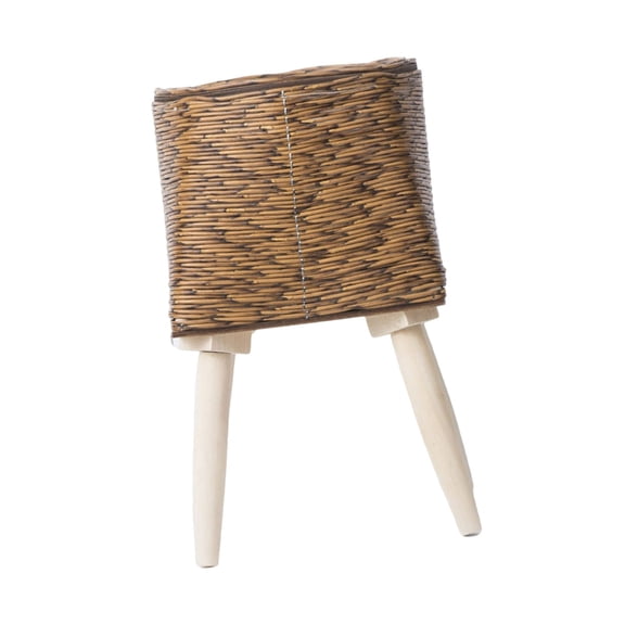 Durable and Breathable Faux Rattan Flowerpots Unique Flower Planter Perfect for Small Office Spaces and Home Decoration