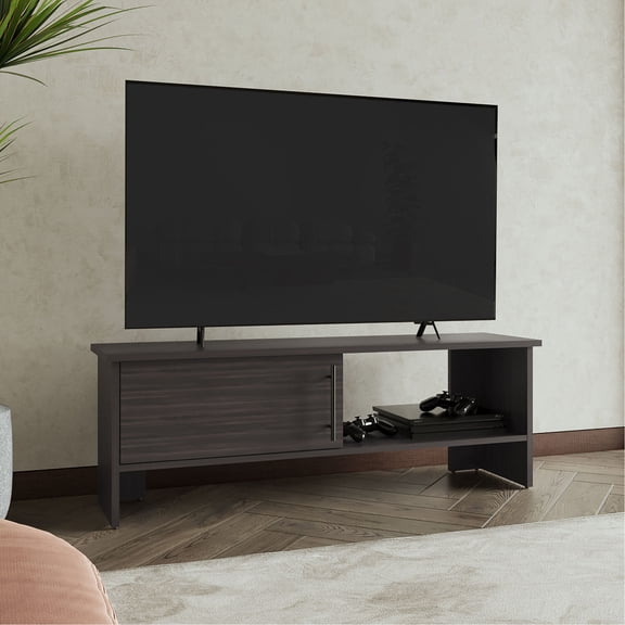 Durable and Organized Storage - Keep Your Entertainment Area Tidy with a Versatile TV Stand
