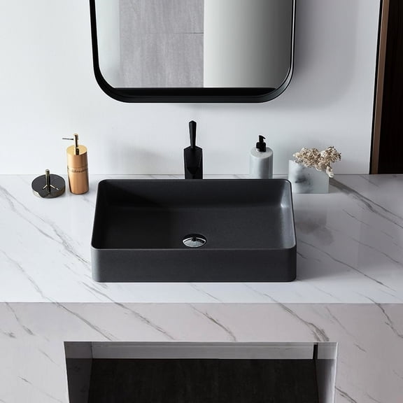 Durable and Stain-Resistant Quartz - Ideal for Contemporary Bathroom Spaces with Easy Maintenance