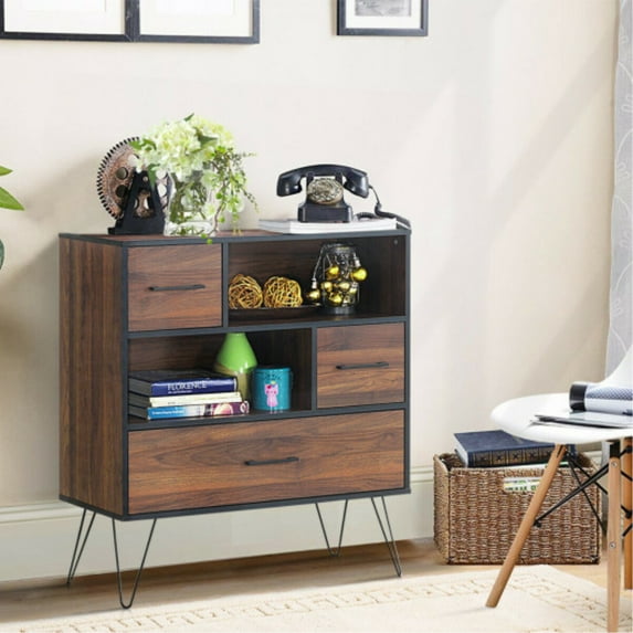 Durable and Stylish Bookcase with Drawers and Cabinets - Perfect Storage Solution