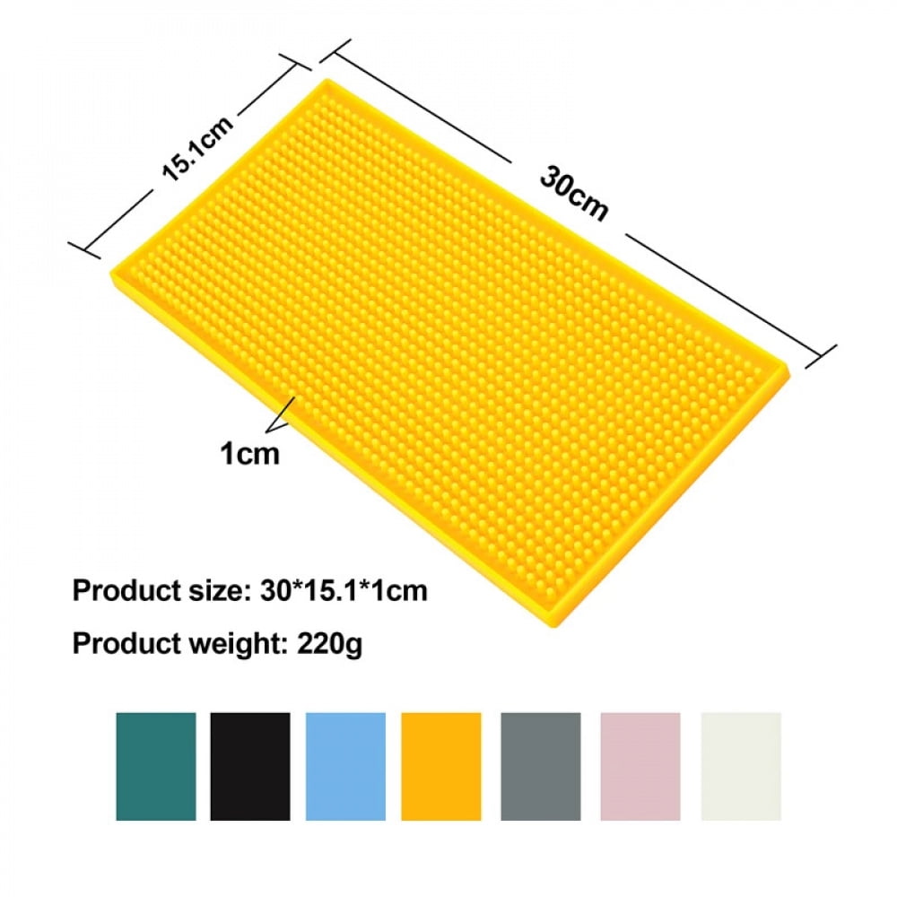 3-Piece Anti-Slip Bar Mat Set – Rubber Spill Mats For Bartending, Coffee Bars, Countertops