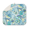 thumbnail image 1 of Durable boho kitchen dish drying mat 16x18 Inch crafted with premium microfiber, designed for fast drying and easy maintenance, 1 of 7