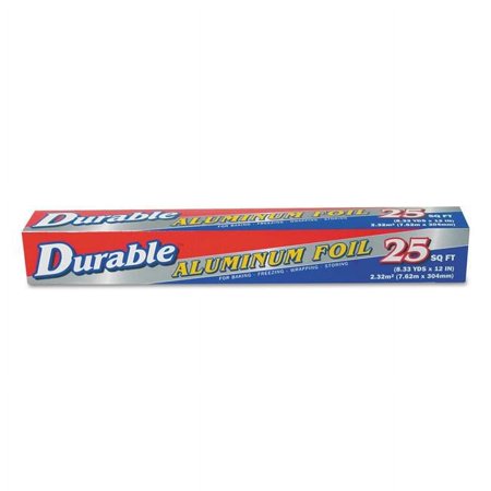 Durablepak  12 in. x 25 ft. Standard Aluminum Foil Roll - 35 per Case