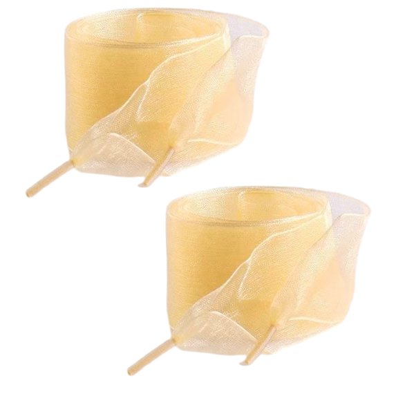 Durablility Flat Organza Shoelaces 100cm/120cm Long for Kids Teens Athletic Shoes Trainers