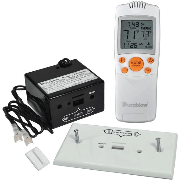 Durablow TR1003 Gas Fire Fireplace On/Off Wireless Remote control LCD Thermostat