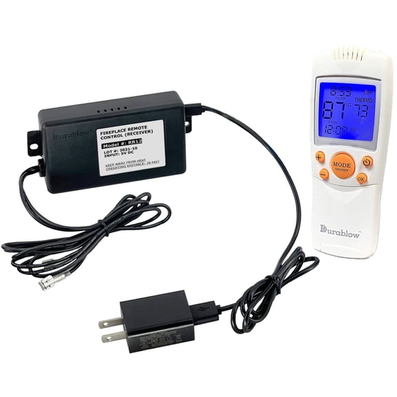 Durablow TR2004 Fireplace Remote Control Kit - Wireless Control & Safety