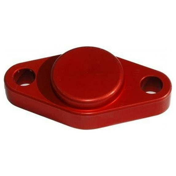 Durablue 92-1001r Parking Brake Block-Off Plate - Red Anodize
