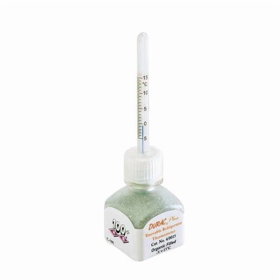 Durac Plus Liquid In Glass Thermometer,-5 to 15C B60600-0600