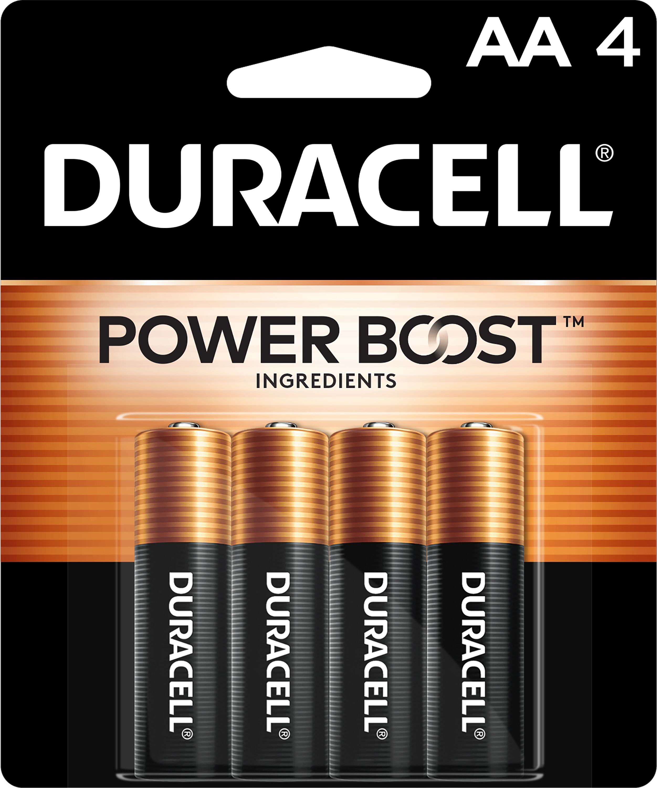 Duracell 1.5V Coppertop Alkaline AA Batteries, 4 Pack - image 1 of 9