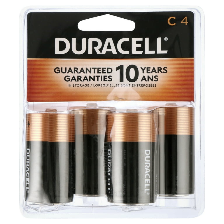 MAX Alkaline C Batteries, 1.5 V, 4/Pack MAX Alkaline C Batteries, 1.5 V, 4/Pack