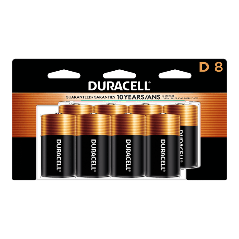 MAX Alkaline D Batteries, 1.5 V, 8/Pack MAX Alkaline D Batteries, 1.5 V, 8/Pack