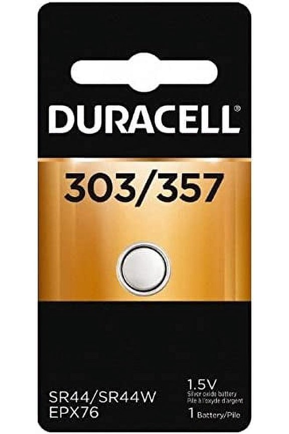 1.5V Silver Oxide 303/357 Watch/Electronic Battery - Single Pack