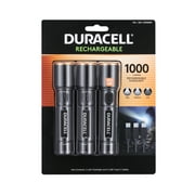 Duracell 1000 Lumen Rechargeable Flashlight - 3 Pack, Powerful, Durable & USB Rechargeable
