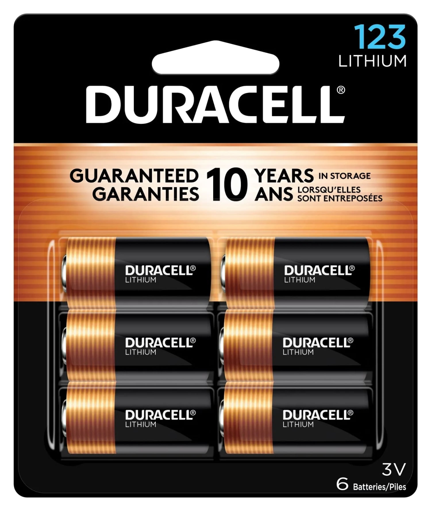 Pile spéciale CR123 DL123A Duracell Lithium 3V (Bulk) - Bestpiles