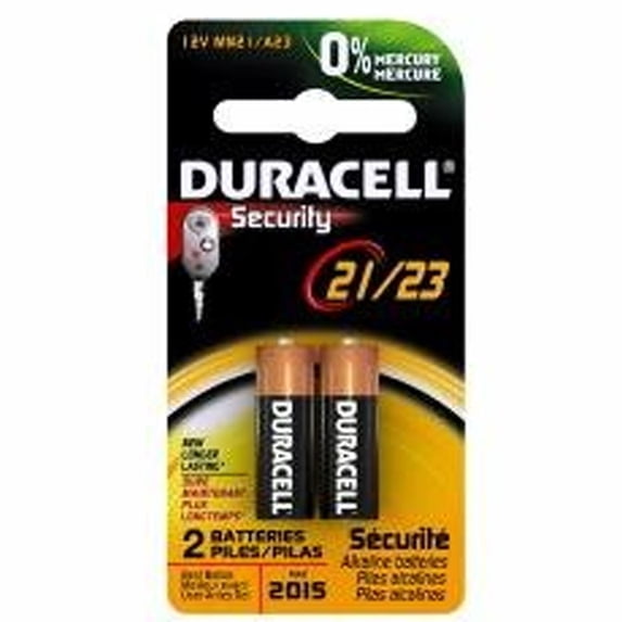 Duracell 12V 21/23 Alkaline Electronics Battery - 2 pack