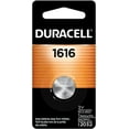 thumbnail image 1 of Duracell 1616 3V Lithium Coin Battery with Long-Lasting Power & Triple Corrosion Protection - for Medical and Fitness Devices, Cameras, Glucometers, Calculators, Watches & Car Remotes - Pack of 2, 1 of 7