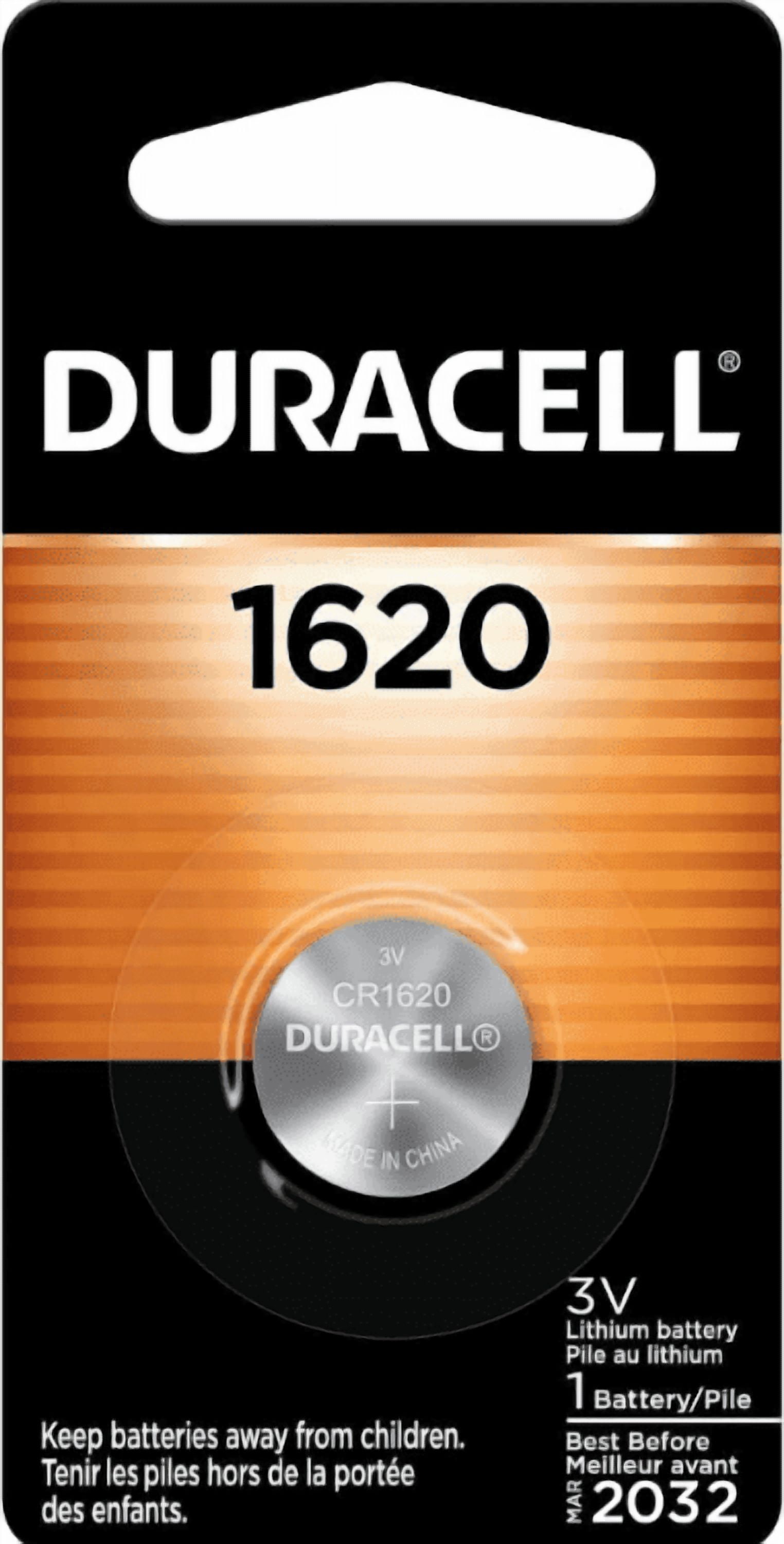 Duracell - 1620 3V Lithium Coin Battery - Long Lasting Battery - 1 Count