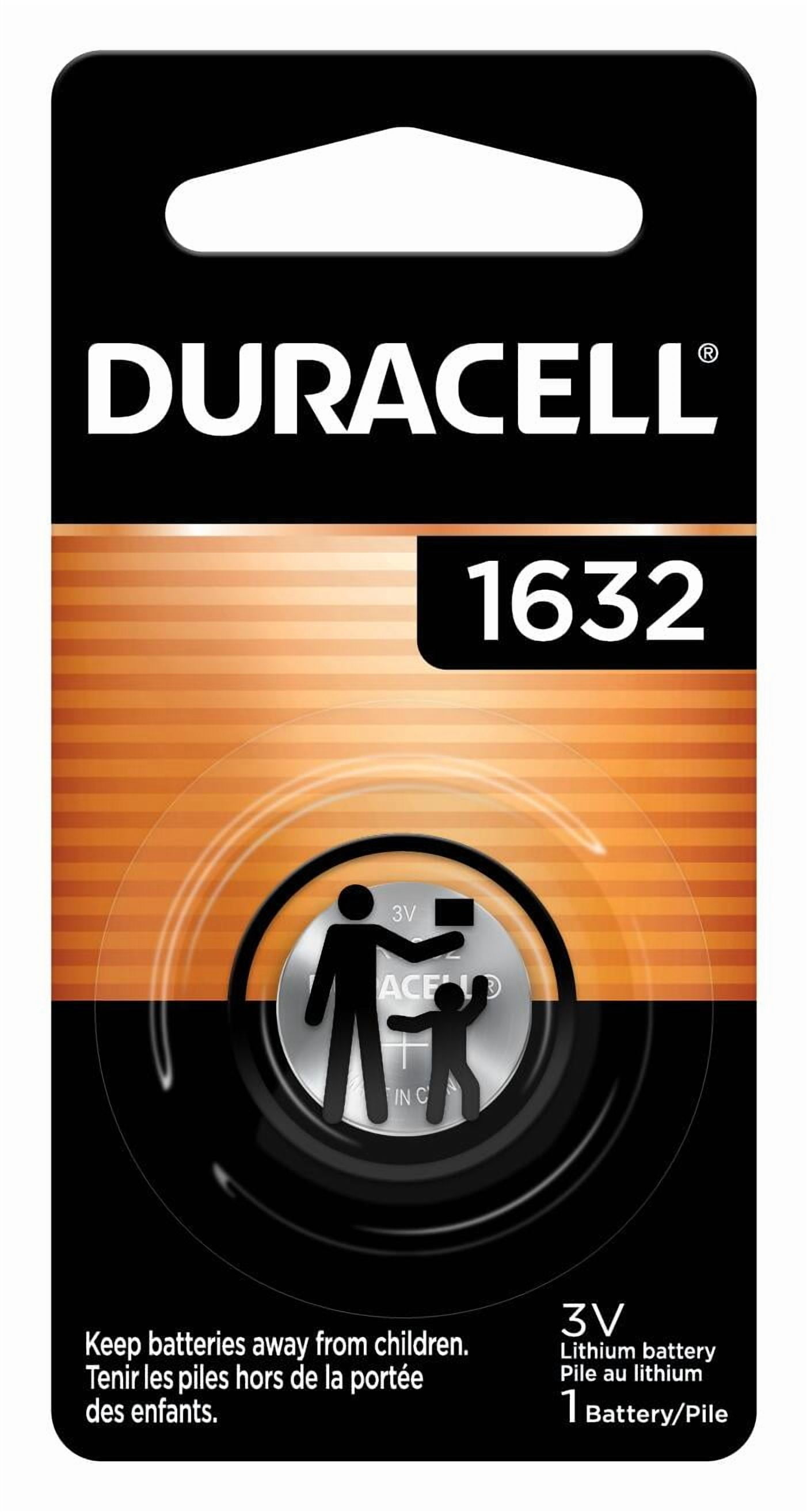 Duracell 1632 3V Lithium Battery for Home Devices, Equivalent to