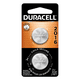 thumbnail image 1 of Duracell 2016 Lithium Coin Battery 3V, Bitter Coating Discourages Swallowing, 2 Pack, 1 of 8